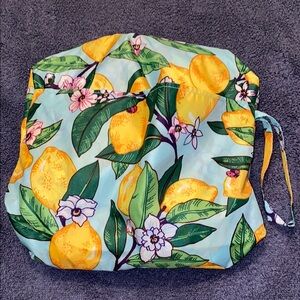 Vera Bradley Floral Lemon Print Poncho